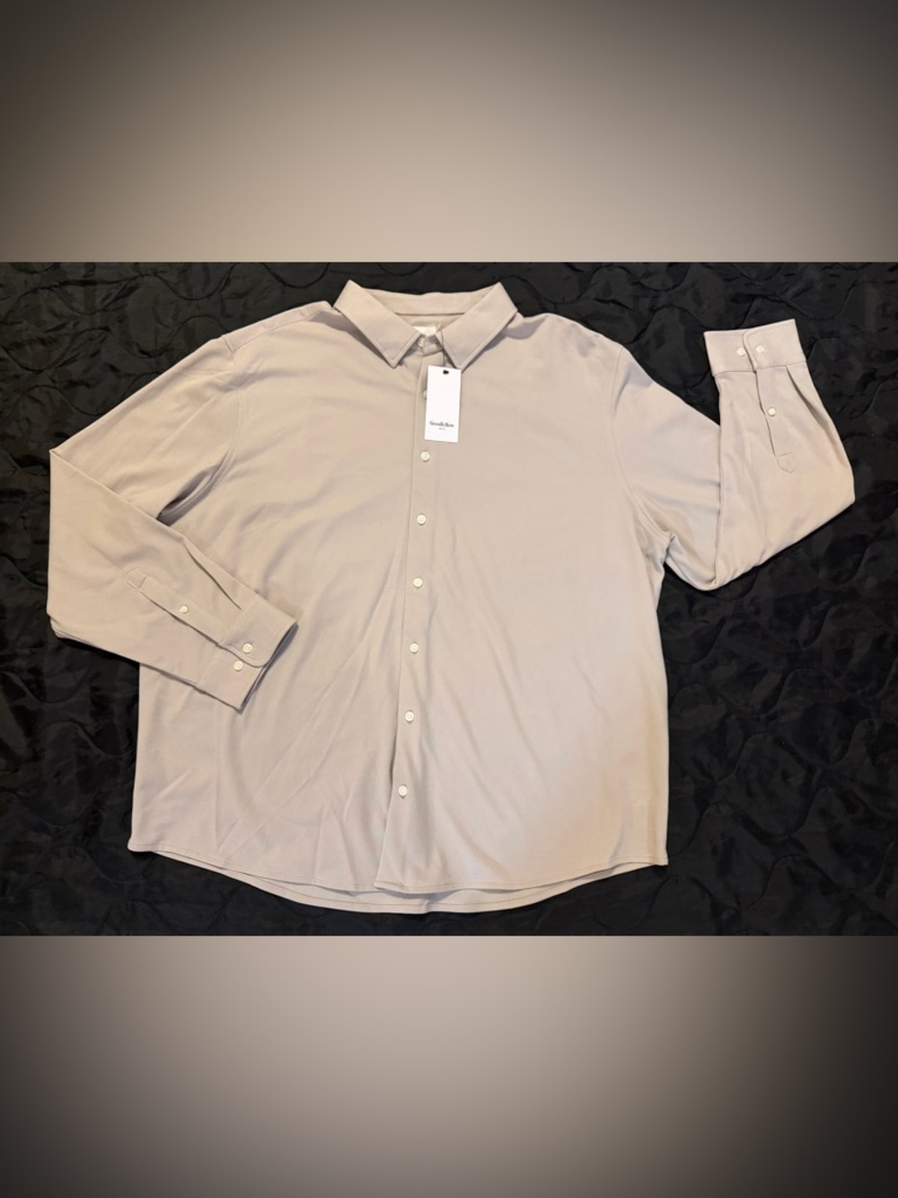 Goodfellow & Co Men’s Button-Down Shirt in Light Beige Taupe